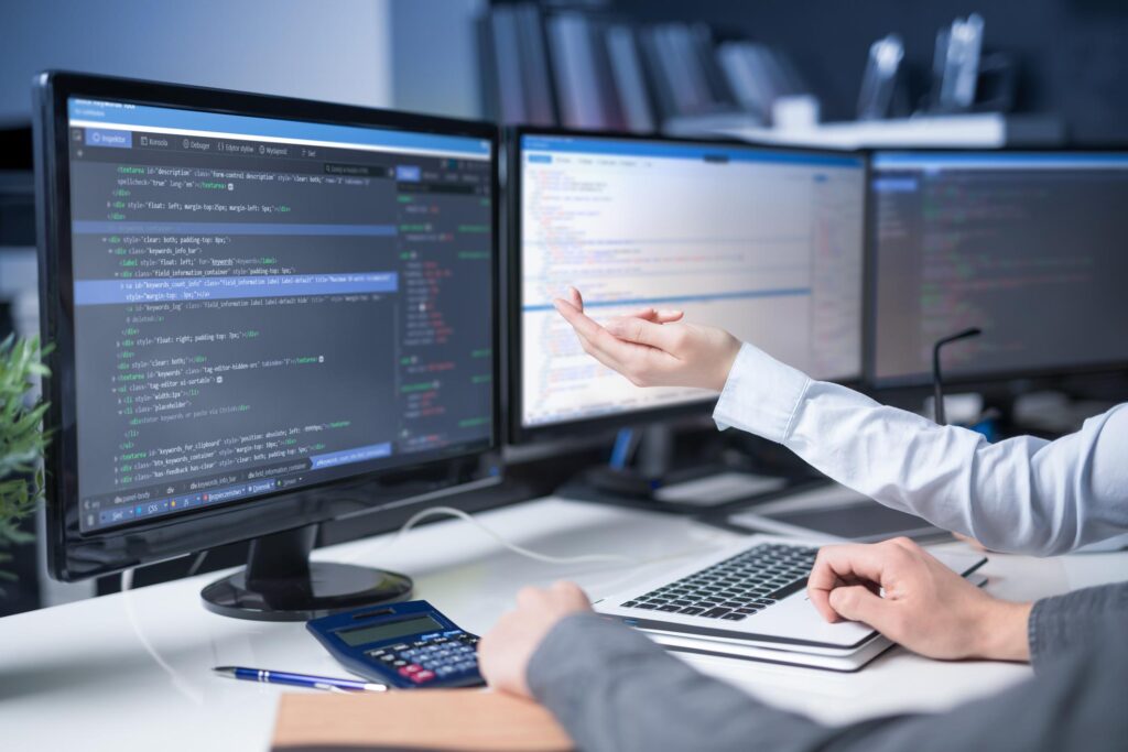 Custom website development and digital solutions