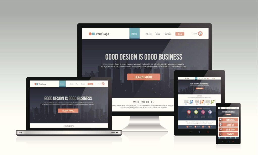 Responsive website development services for business growth